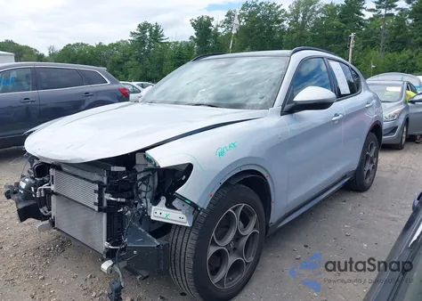 2022 Alfa Romeo Stelvio Ti Awd from USA, damaged, VIN ZASPAKBNXN7D33943